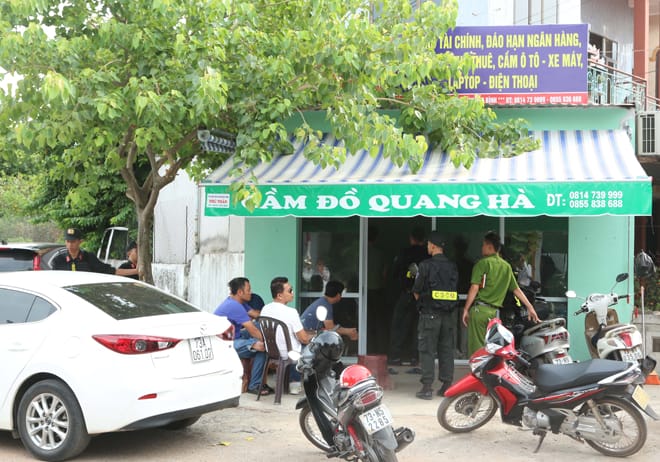 Cảnh sát hình sự Công an tỉnh phá chuyên án đấu tranh với các đối tượng cho vay lãi nặng