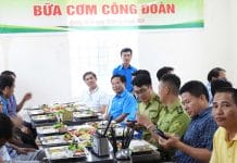 “Bữa cơm Công đoàn” cho ĐV, NLĐ tại CĐCS thành viên Văn phòng vườn và CĐCS thành viên Hạt Kiểm lâm.