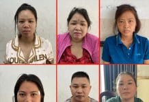 Các đối tượng trong đường dây mua bán trẻ sơ sinh bị bắt. (Ảnh: CA)