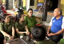 Các nữ thành viên tham gia lực lượng bảo vệ an ninh trật tự ở cơ sở trên địa bàn xã Lộc Ninh đã phát huy được năng lực của mình.