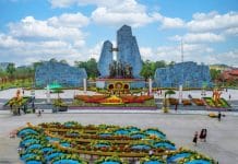 Quảng trường Hồ Chí Minh mùa xuân. (Ảnh: Nguyễn Hải)