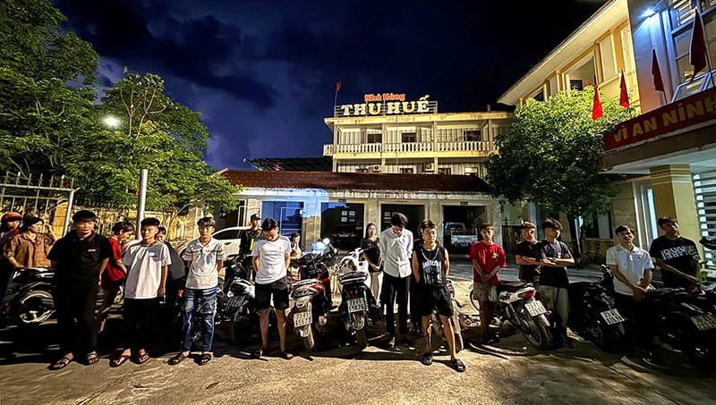 Nhiều trường hợp bị lập biên bản vi phạm hành chính thuộc độ tuổi thanh, thiếu niên  