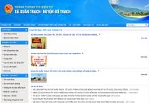 Mô hình thí điểm (năm 2021) xây dựng chuyên mục tiếp cận thông tin trên trang thông tin điện tử xã Xuân Trạch.