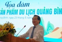 Phó Cục trưởng Du lịch Quốc gia Việt Nam Hà Văn Siêu phát biểu tại buổi tọa đàm.